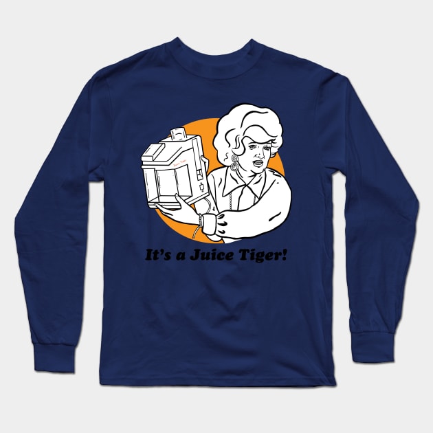 It's a Juice Tiger! Long Sleeve T-Shirt by Kittenpants Studios